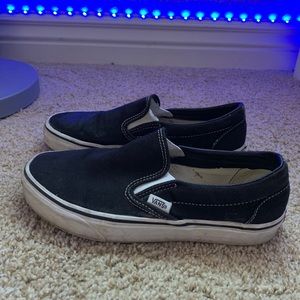 black slip on vans